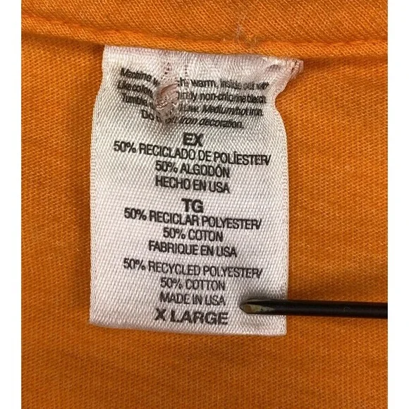 WASTE Clothing Radiohead Thom Yorke Men's XL Orange - Picture 5 of 5